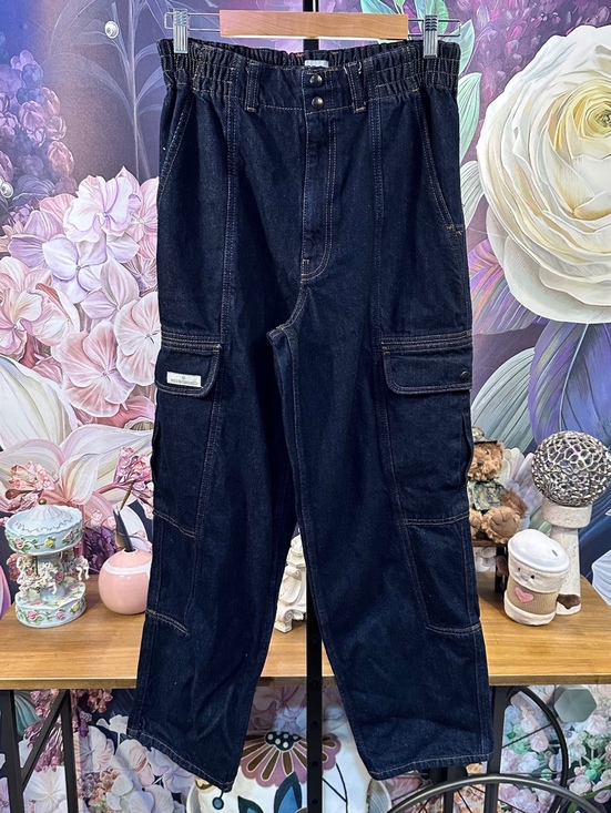 Denim - BDG Urban Outfitters W30/L32 Blaine Cargo Skate Jeans Baggy Y2K Dark Wash Womens